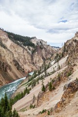 Yellowstone River in the Grand Canyon of the Yellowstone