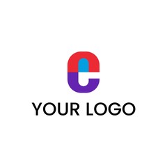 simple and modern cross medical logo design vector