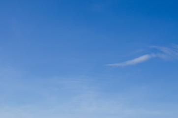 Blue sky and white clouds