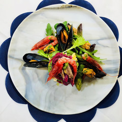 delicious fish and vegetable appetizer called 
