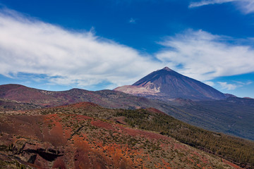 Tenerife island, volcanic landscape, Teide - obrazy, fototapety, plakaty
