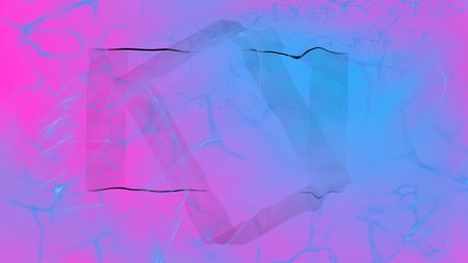 Obraz premium pink background and blue with blurred black squares