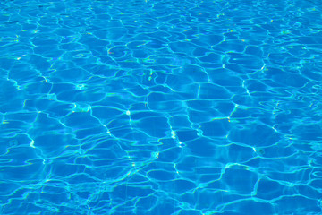 Obraz na płótnie Canvas surface of blue swimming pool,background of water in swimming pool.