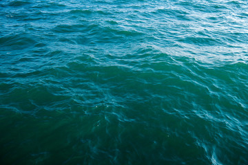 Blue sea water background texture