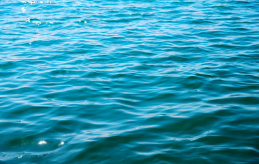 Blue sea water background texture