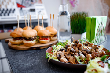 food in restaurant