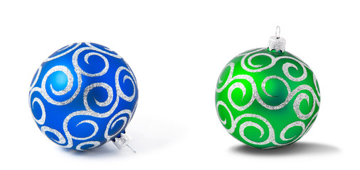 Christmas ball New Year's isolated on white background