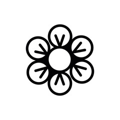 beautifull flower garden spring line style