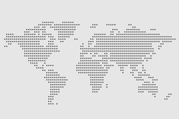 world earth map vector white background vector