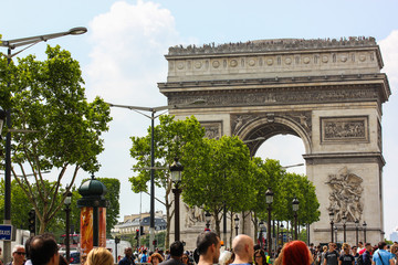 Arc de Triomphe in Paris, France