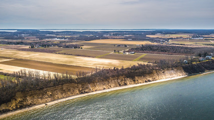 Aerial North Shore Long Island