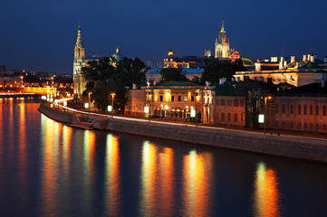 Obraz premium Sofiyskaya embankment in Moscow. Russia