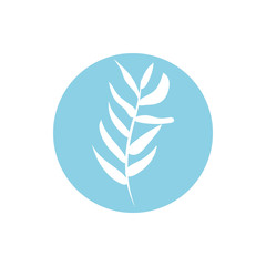 branch with leafs block and line style