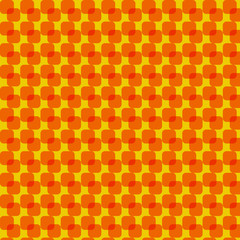 Textura amarilla y naranja con cuadrados redondeados