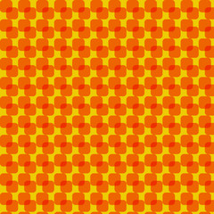 Textura amarilla y naranja con cuadrados redondeados