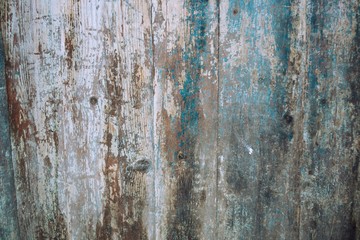 Shabby paint on old boards texture
