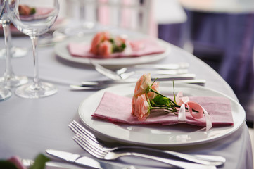 Banquet service. Catering food. Different meals for breakfast or lunch time. Wedding evening