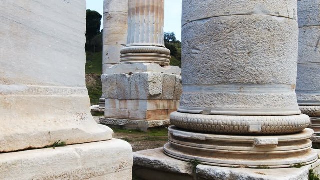 Temple of Artemis at Sardes Lydia Ancient Historical City in Salihli Manisa Turkey