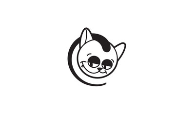 Cat Icon Logo Design