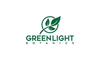 Green Light Botanic Logo Design