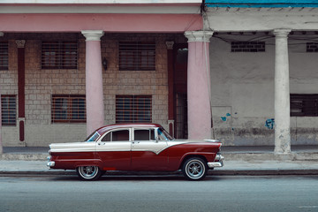 Classic old car in Havana