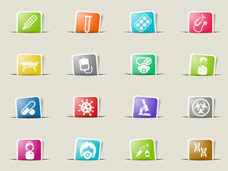 Coronavirus COVID-19 icon set