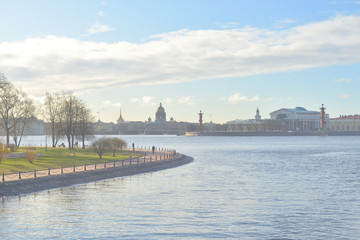 Fototapeta premium Neva river in center of St.Petersburg.