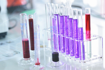 Concept Coronavirus.  scientist or doctor research for Corona virus treatment drug And research in lab Or hospital.