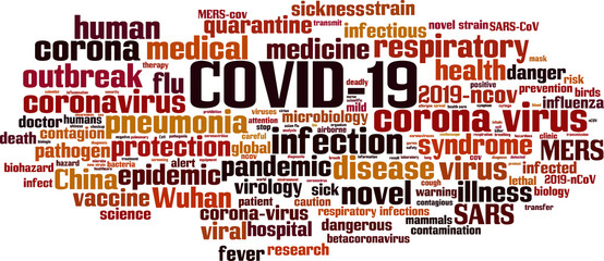 COVID-19 word cloud