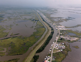 Atchafalaya River Delta, Cocodrie, Louisiana