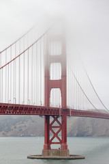 Fototapeta premium San Francisco, view of the Golden Gate Bridge