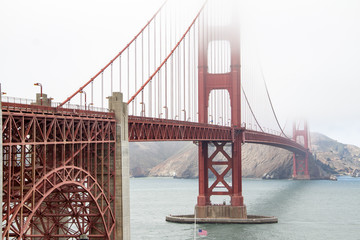 San Francisco, view of the Golden Gate Bridge