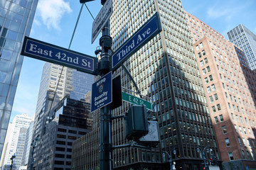 Street signals in New York