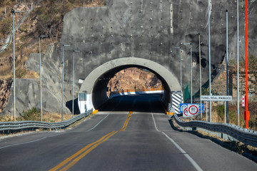 tunnel in the mountains