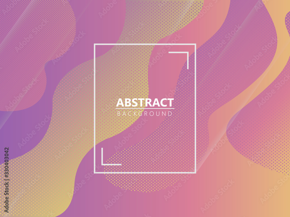 Poster pink flow brochure abstract background. minimal pattern. futuristic gradient.