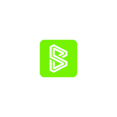 Letter b Logo. modern Vector icon