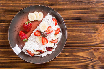 Brazilian breakfast tapioca