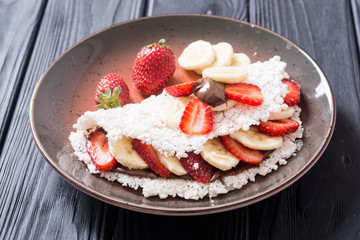 Brazilian breakfast tapioca