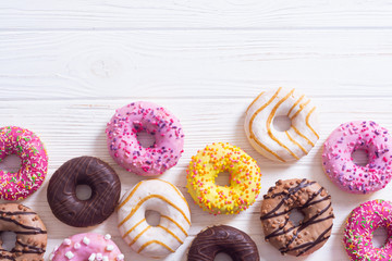 Beauty assorted donuts