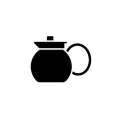 Vector illustration, pot of coffee icon design