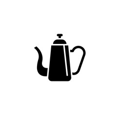Vector illustration, pot of coffee icon design