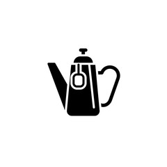 Vector illustration, pot of coffee icon design