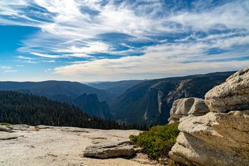 Views around Yosemite National Park, California