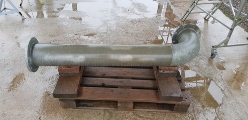 pipe on the  pallet