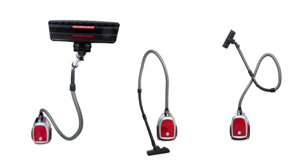 Vacuum cleaner isolated on the white background