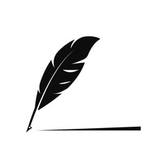 Feather pen  logo