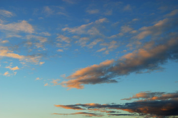 夕暮れ　空　素材