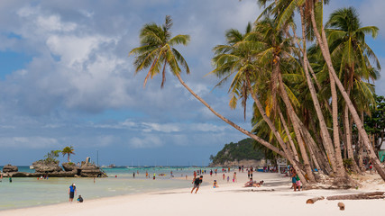 white beach in Boracay 