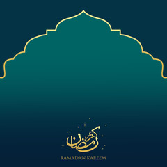 Arabic calligraphy design for Ramadan Kareem, Islamic Background