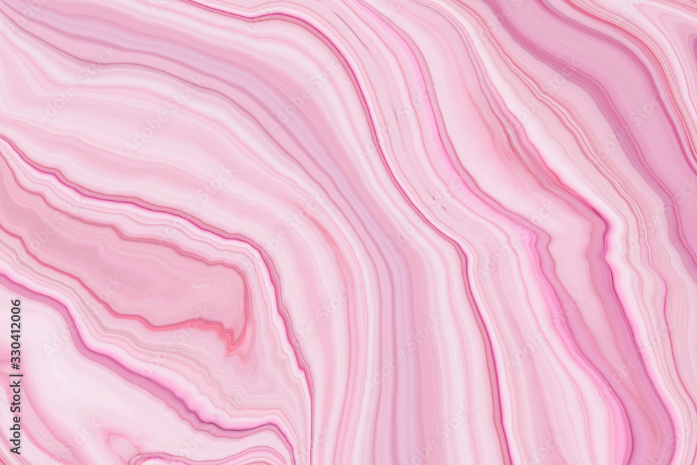 Wall mural marble ink colorful. pink marble pattern texture abstract background. can be used for background or 